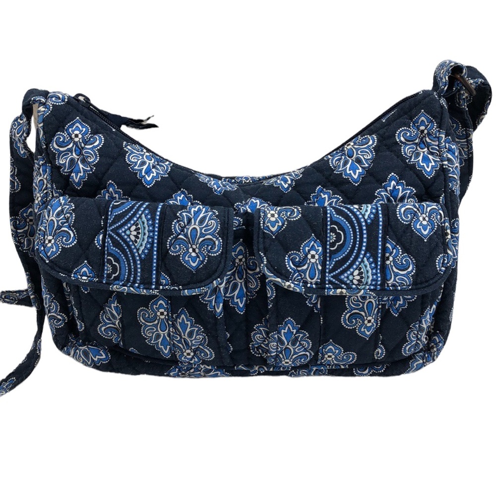 Vera Bradley Blue Satchel/ Crossbody